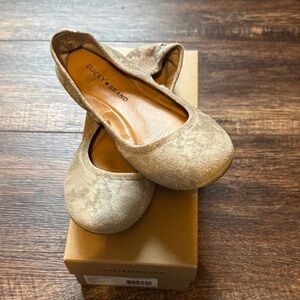 Lucky Brand Women's Beige Ballet Flats